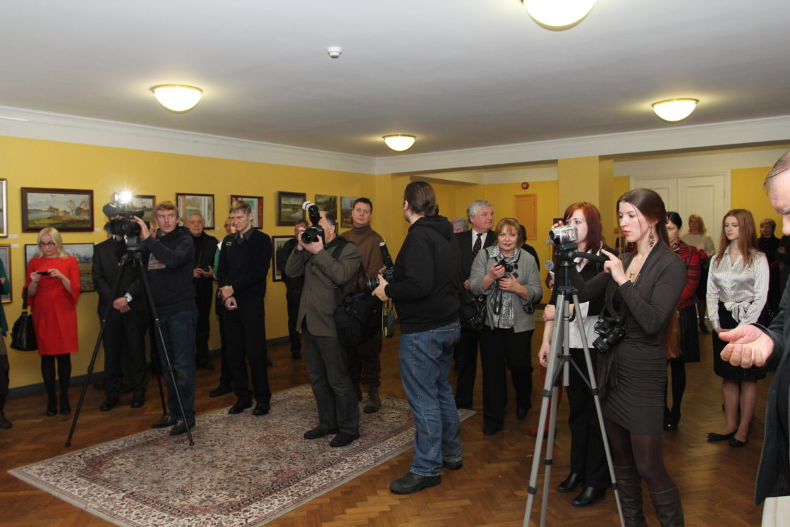 Vene Kunstnike Ühenduse Eestis näitus "Vaba käega tõmmatud Mihhailovskoje"